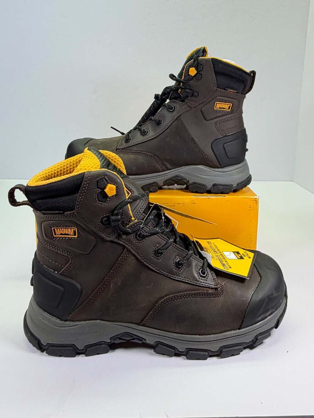 Magnum Baltimore 6.0 CT Wide Men's Waterproof Composite Safety Toe Work Boots